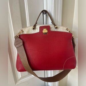 Furla leather bag EUC